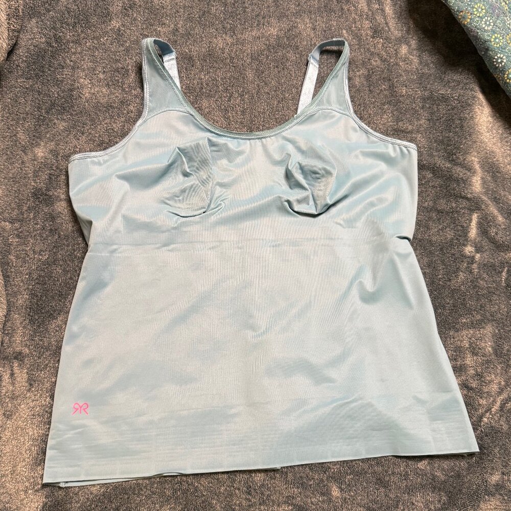 Ruby Ribbon Pale Blue Heritage Sheer Cami - Size 46 - Style 1806